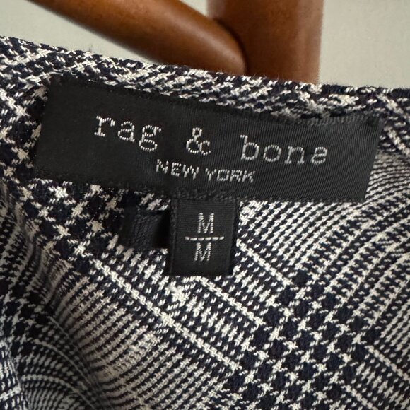 rag & bone - Navy Plaid Zoe Dress - Picture 4 of 5